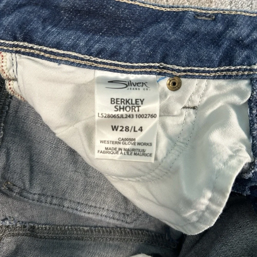 Silver‎ Jeans Co. Berkley Short Women's Denim Cut Off Y2K Shorts Size 28/4